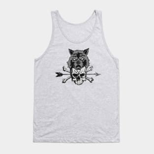 Wolf & Skull Tank Top